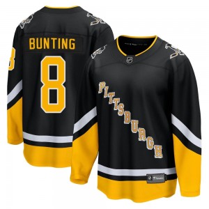 Youth Fanatics Branded Pittsburgh Penguins Michael Bunting Black 2021/22 Alternate Breakaway Player Jersey - Premier