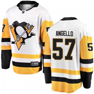 Men's Fanatics Branded Pittsburgh Penguins Anthony Angello White Away Jersey - Breakaway