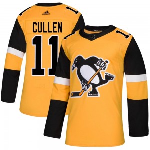 Men's Adidas Pittsburgh Penguins John Cullen Gold Alternate Jersey - Authentic