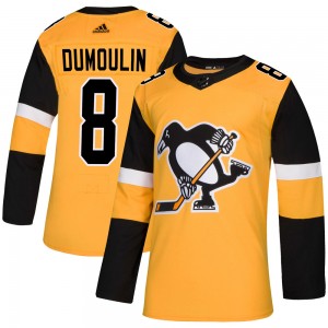 Men's Adidas Pittsburgh Penguins Brian Dumoulin Gold Alternate Jersey - Authentic