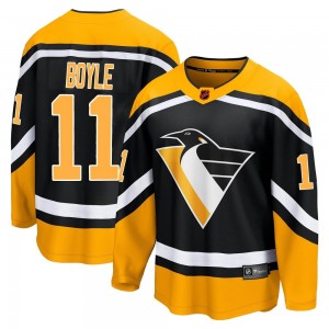 Youth Fanatics Branded Pittsburgh Penguins Brian Boyle Black Special Edition 2.0 Jersey - Breakaway
