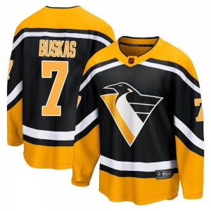 Youth Fanatics Branded Pittsburgh Penguins Rod Buskas Black Special Edition 2.0 Jersey - Breakaway