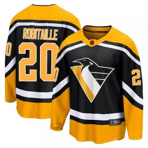 Youth Fanatics Branded Pittsburgh Penguins Luc Robitaille Black Special Edition 2.0 Jersey - Breakaway