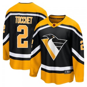 Youth Fanatics Branded Pittsburgh Penguins Rick Tocchet Black Special Edition 2.0 Jersey - Breakaway