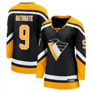 Women's Fanatics Branded Pittsburgh Penguins Andy Bathgate Black Special Edition 2.0 Jersey - Breakaway