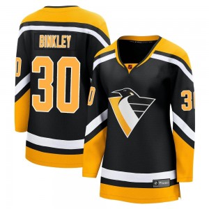 Women's Fanatics Branded Pittsburgh Penguins Les Binkley Black Special Edition 2.0 Jersey - Breakaway