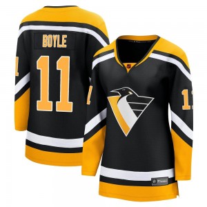 Women's Fanatics Branded Pittsburgh Penguins Brian Boyle Black Special Edition 2.0 Jersey - Breakaway
