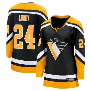 Women's Fanatics Branded Pittsburgh Penguins Troy Loney Black Special Edition 2.0 Jersey - Breakaway