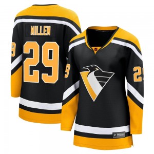 Women's Fanatics Branded Pittsburgh Penguins Greg Millen Black Special Edition 2.0 Jersey - Breakaway
