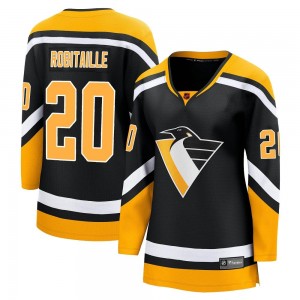 Women's Fanatics Branded Pittsburgh Penguins Luc Robitaille Black Special Edition 2.0 Jersey - Breakaway