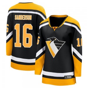 Women's Fanatics Branded Pittsburgh Penguins Derek Sanderson Black Special Edition 2.0 Jersey - Breakaway