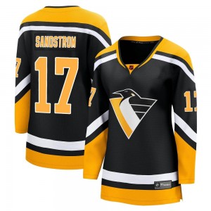 Women's Fanatics Branded Pittsburgh Penguins Tomas Sandstrom Black Special Edition 2.0 Jersey - Breakaway