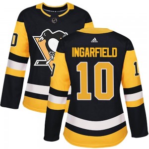 Women's Adidas Pittsburgh Penguins Earl Ingarfield Black Home Jersey - Authentic