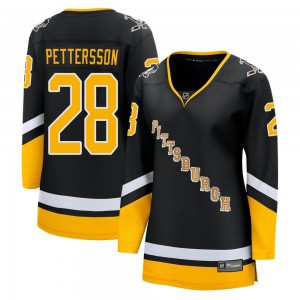 Women's Fanatics Branded Pittsburgh Penguins Marcus Pettersson Black 2021/22 Alternate Breakaway Player Jersey - Premier
