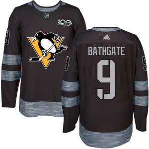 Youth Pittsburgh Penguins Andy Bathgate Black 1917-2017 100th Anniversary Jersey - Authentic