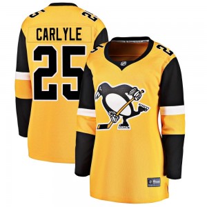 Women's Fanatics Branded Pittsburgh Penguins Randy Carlyle Gold Alternate Jersey - Breakaway
