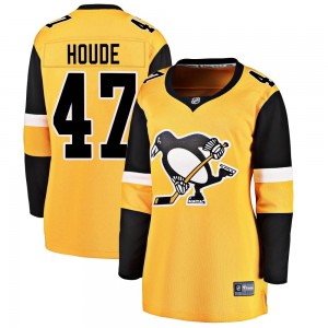 Women's Fanatics Branded Pittsburgh Penguins Samuel Houde Gold Alternate Jersey - Breakaway