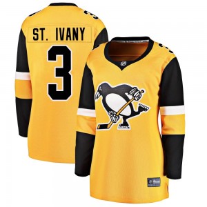 Women's Fanatics Branded Pittsburgh Penguins Jack St. Ivany Gold Alternate Jersey - Breakaway