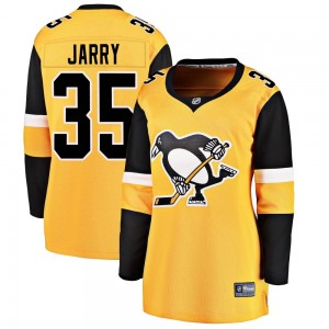 Women's Fanatics Branded Pittsburgh Penguins Tristan Jarry Gold Alternate Jersey - Breakaway