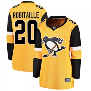 Women's Fanatics Branded Pittsburgh Penguins Luc Robitaille Gold Alternate Jersey - Breakaway