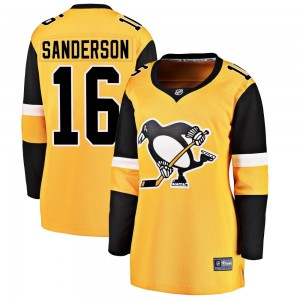 Women's Fanatics Branded Pittsburgh Penguins Derek Sanderson Gold Alternate Jersey - Breakaway