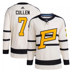 Youth Adidas Pittsburgh Penguins Matt Cullen Cream 2023 Winter Classic Jersey - Authentic