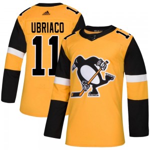 Youth Adidas Pittsburgh Penguins Gene Ubriaco Gold Alternate Jersey - Authentic