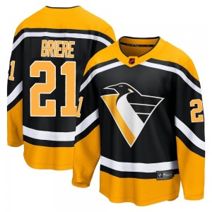 Youth Fanatics Branded Pittsburgh Penguins Michel Briere Black Special Edition 2.0 Jersey - Breakaway