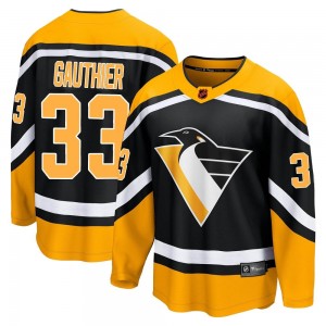 Youth Fanatics Branded Pittsburgh Penguins Taylor Gauthier Black Special Edition 2.0 Jersey - Breakaway