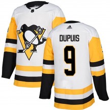 Men's Adidas Pittsburgh Penguins Pascal Dupuis White Away Jersey - Authentic