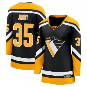 Women's Fanatics Branded Pittsburgh Penguins Tristan Jarry Black Special Edition 2.0 Jersey - Breakaway