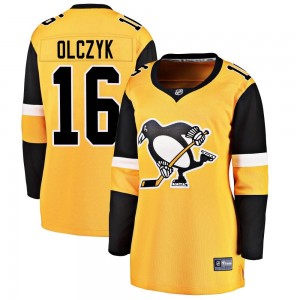 Women's Fanatics Branded Pittsburgh Penguins Ed Olczyk Gold Alternate Jersey - Breakaway